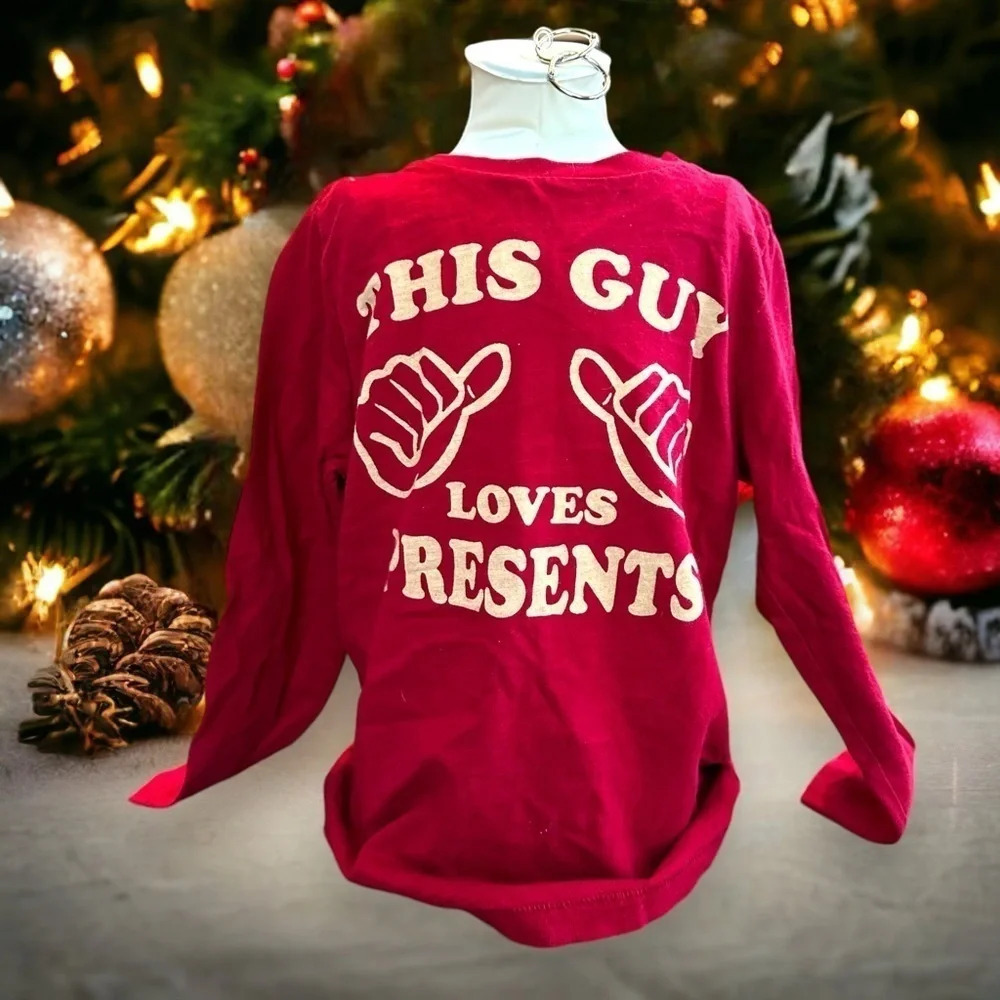Gymboree xs boys Christmas shirt‎